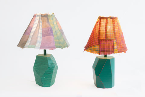 Stack and Stitch Lamps