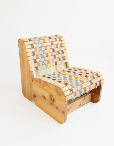Wood Weft Lounge Chair