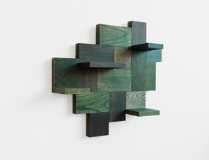 Patchwork Shelf in Green