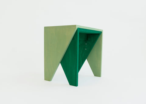 Folded Stool in Green