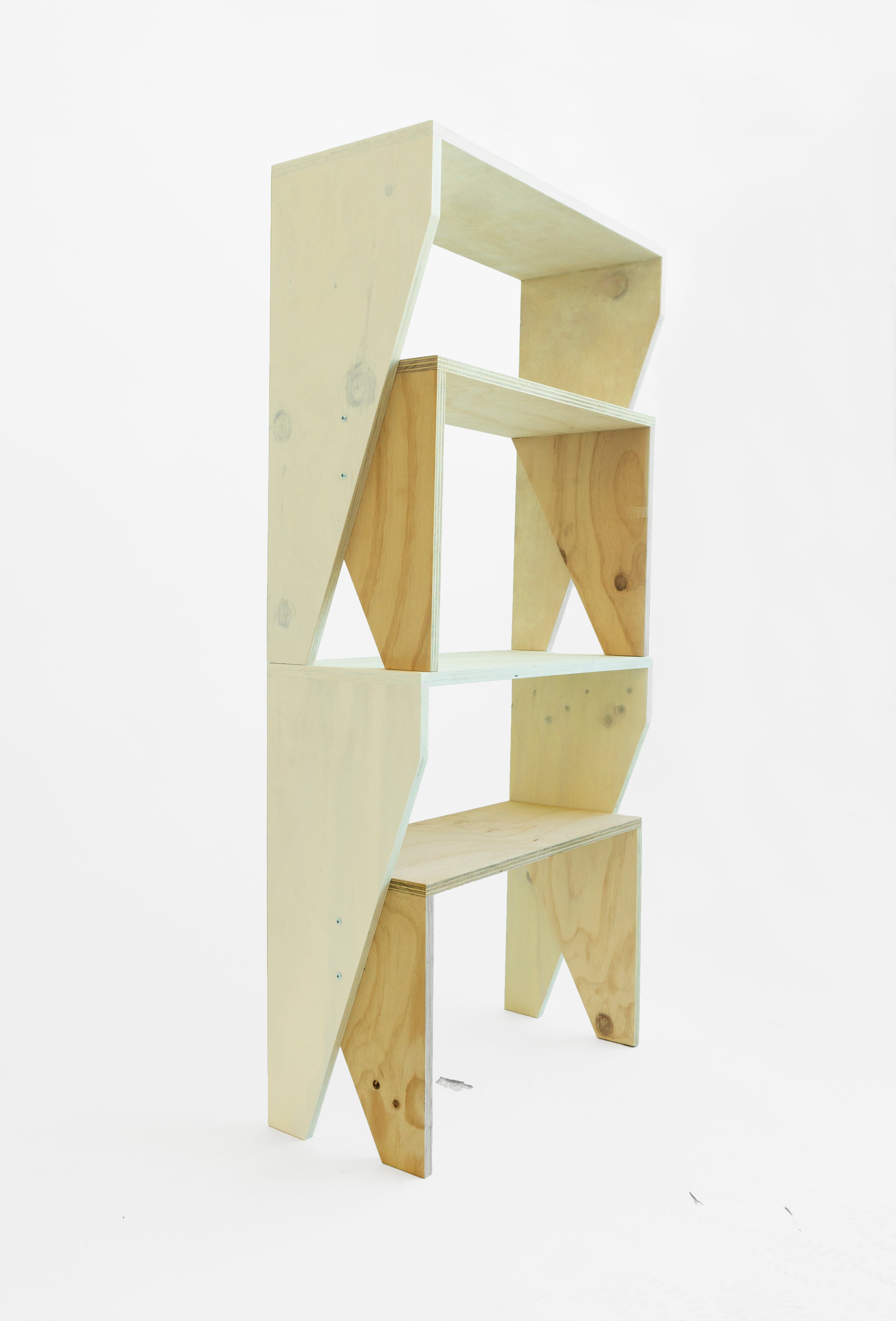 Folded Plywood Shelf