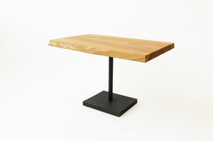 Mini-slab Pedestal Table
