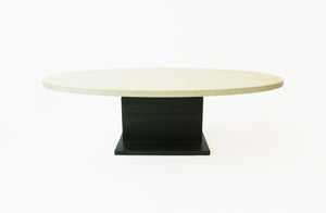 Bleached Ellipse Table