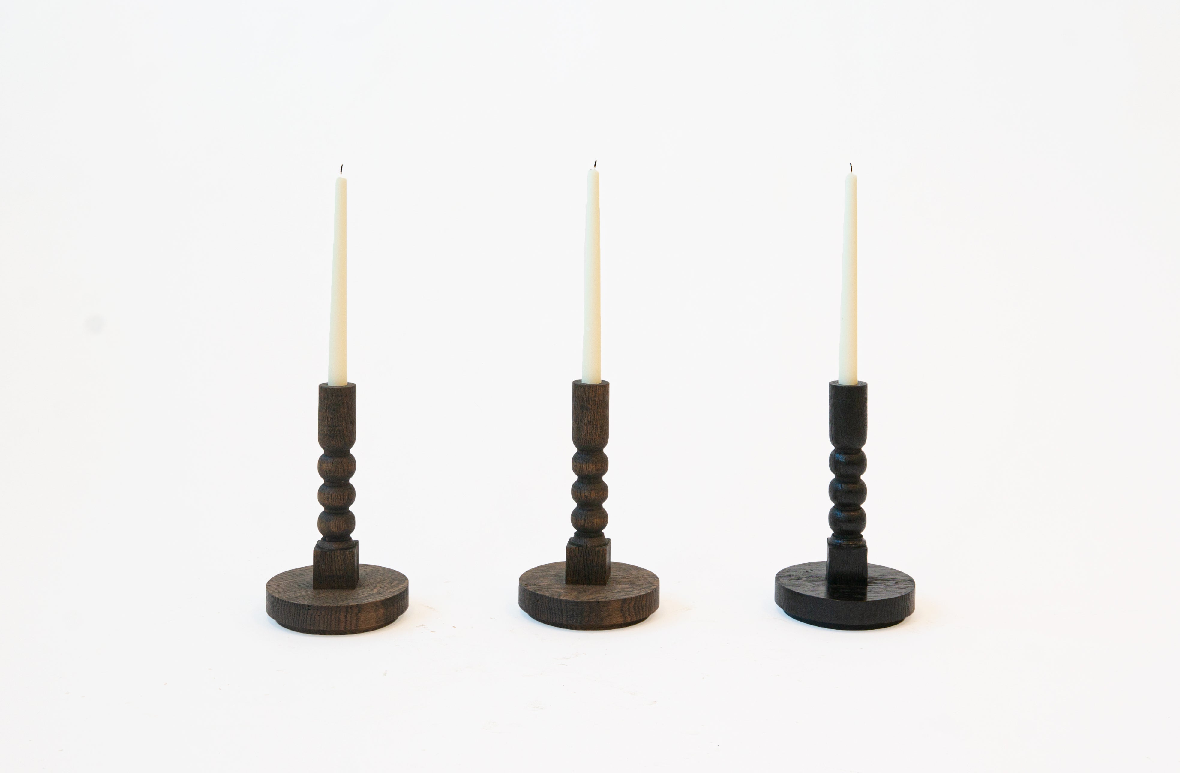 Spindle Candlestick Holders