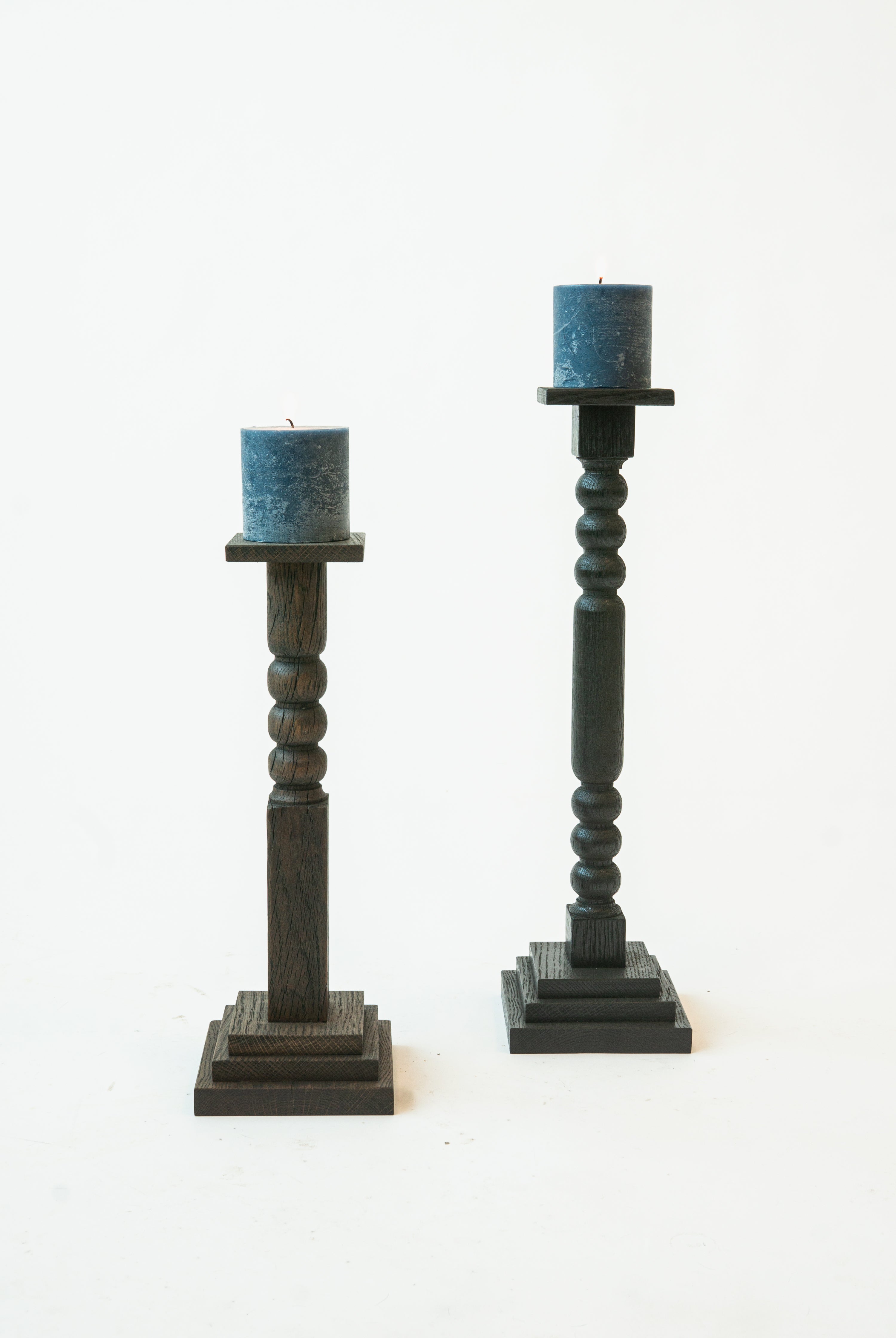 Spindle Candlestick Holders II
